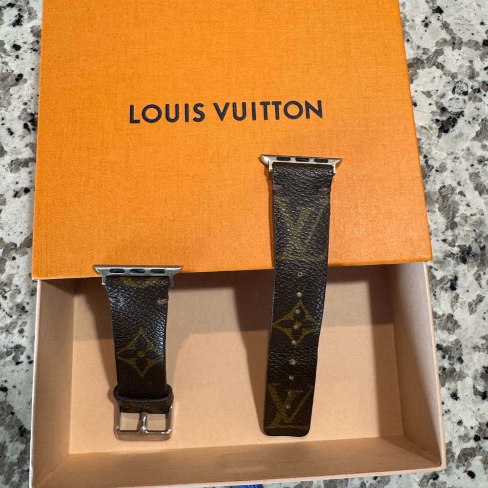 Louis Vuitton Monogram Leather Apple Watch Strap